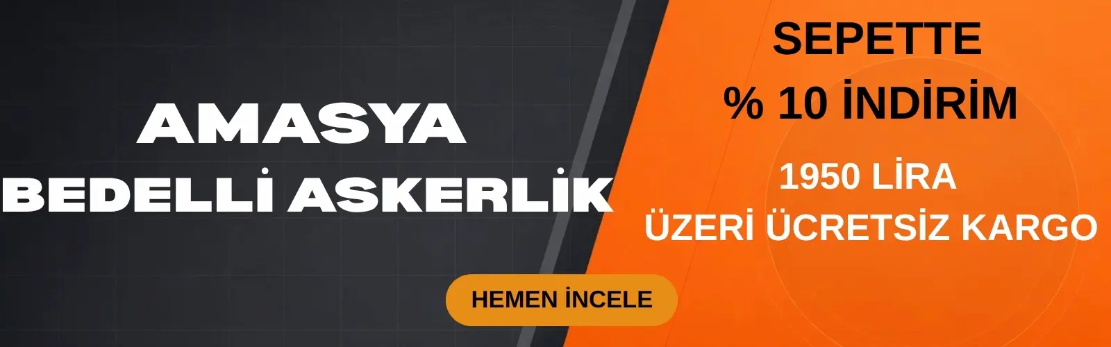 Amasya Bedelli Askerlik Malzeme Setleri - Aktanlar Askeri Malzeme