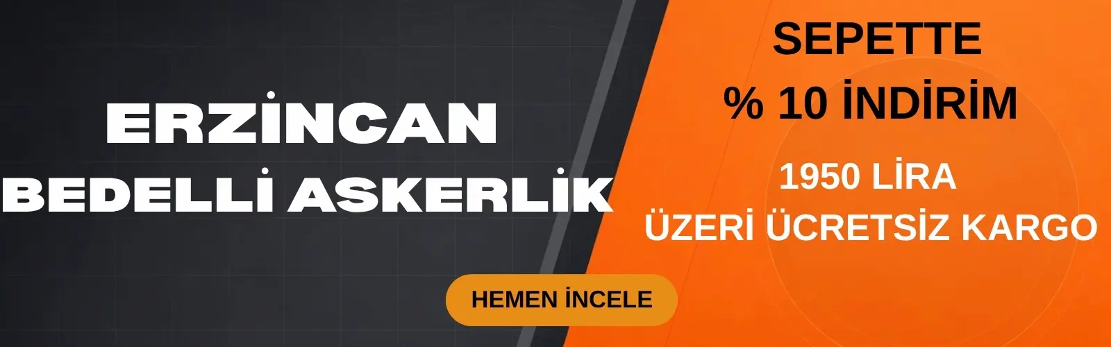 Erzincan Bedelli Askerlik Malzeme Setleri - Aktanlar Askeri Malzeme