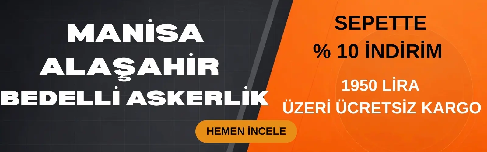 Manisa Alaşehir Bedelli Askerlik Setleri - Aktanlar Askeri Malzeme