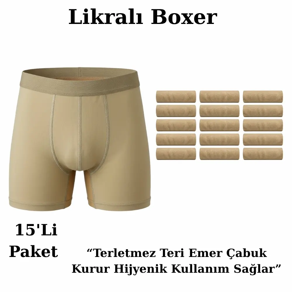 Likralı%20Esnek%20Asker%20Boxerı%20Sahra%20-%20Nano%20Renk%2015’li%20Paket