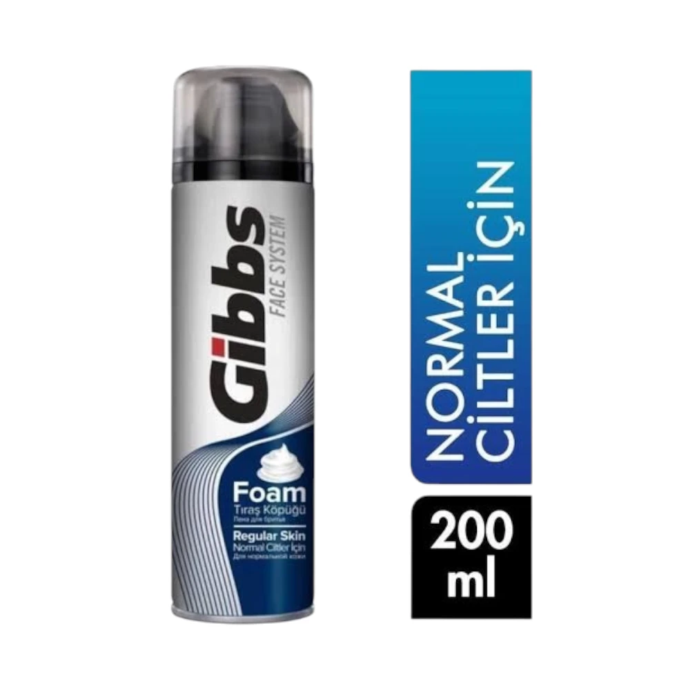 Gibbs%20Tıraş%20Köpüğü%20Normal%20Ciltler%20İçin%20200%20ml