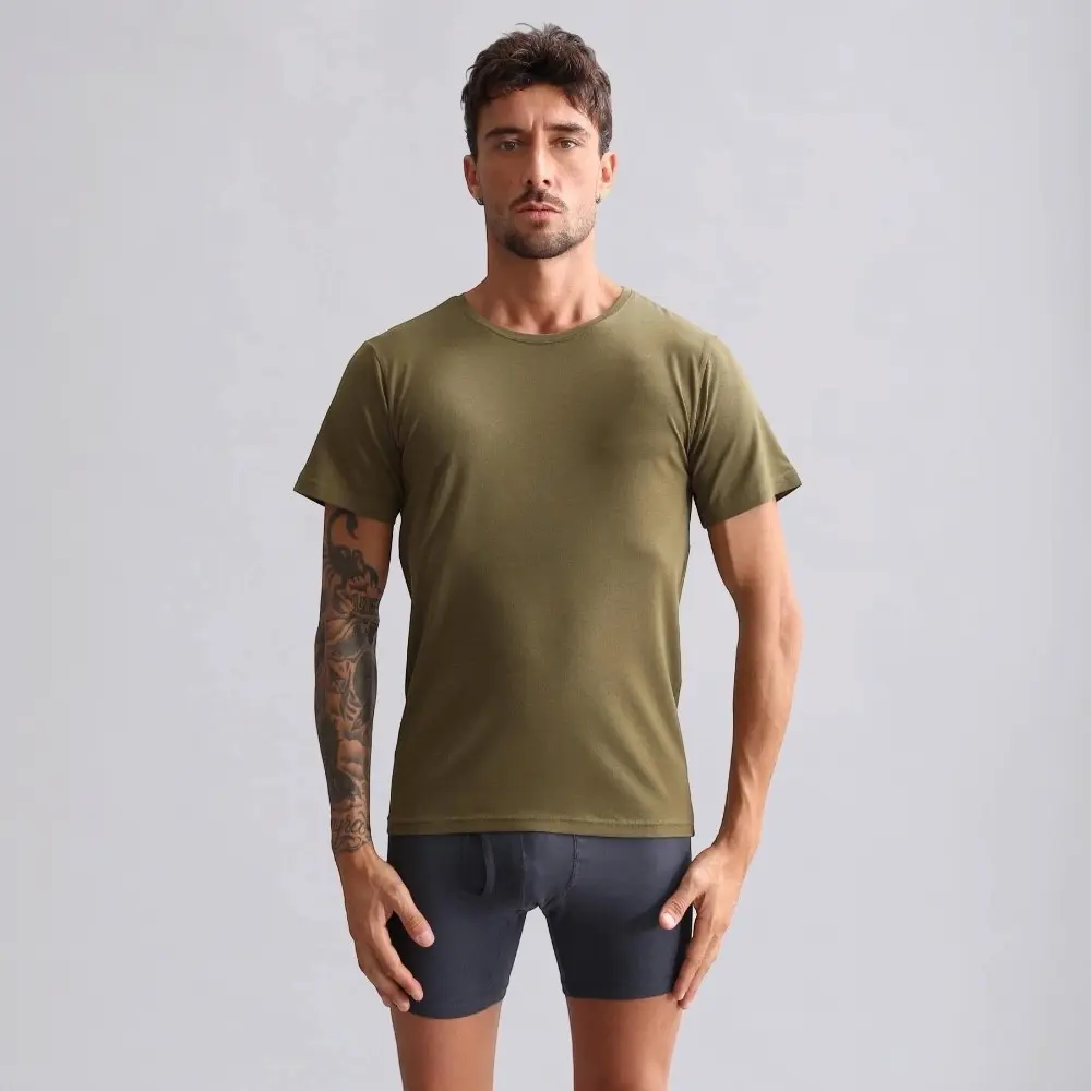 Mısırlı%20Haki%20Slim%20Fit%20Erkek%20Fanila%20–%20%100%20Organik%20Koton%20Bisiklet%20Yaka
