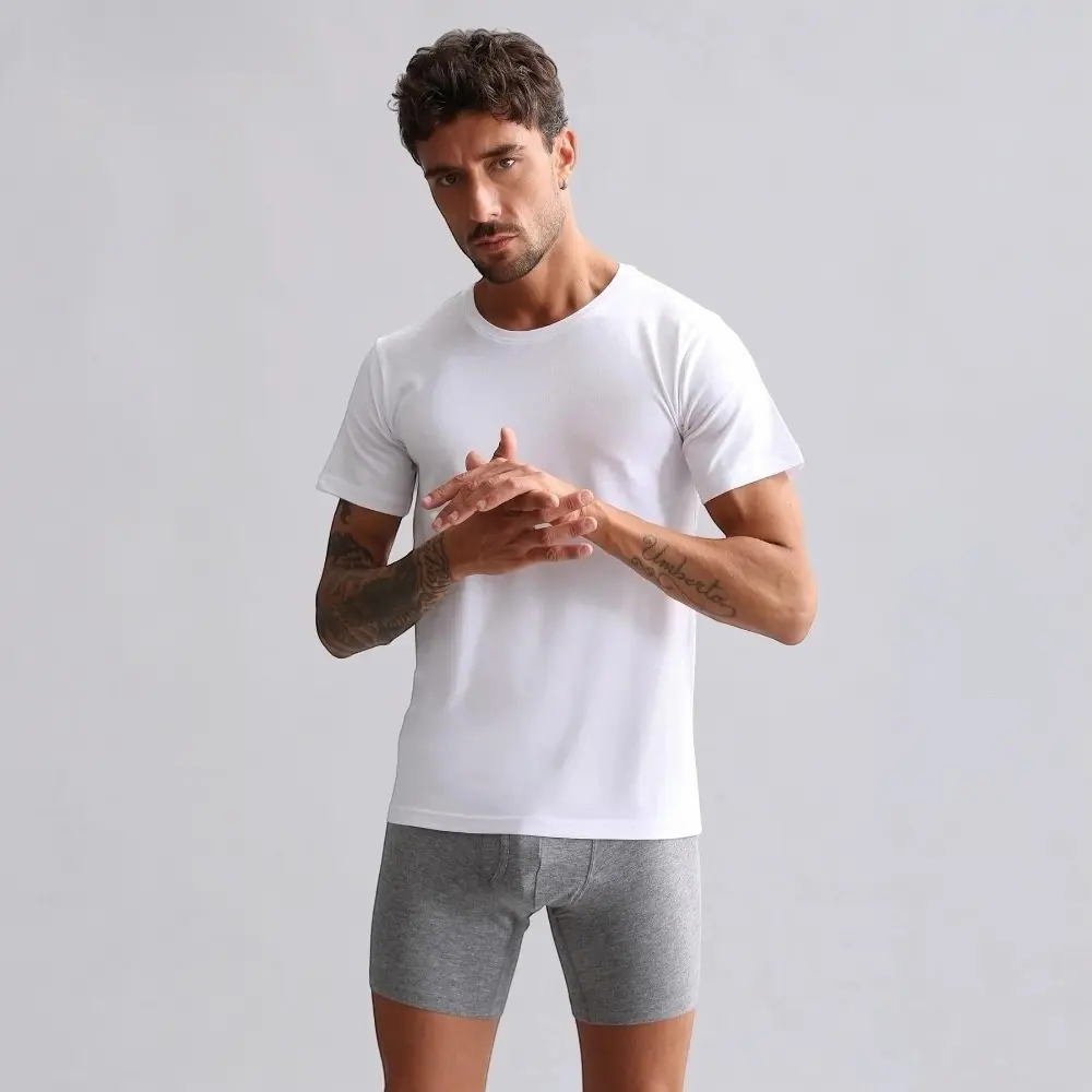 Mısırlı%20Beyaz%20MODAL%20TENCEL%20Erkek%20Tişört%20–%20%100%20Modal