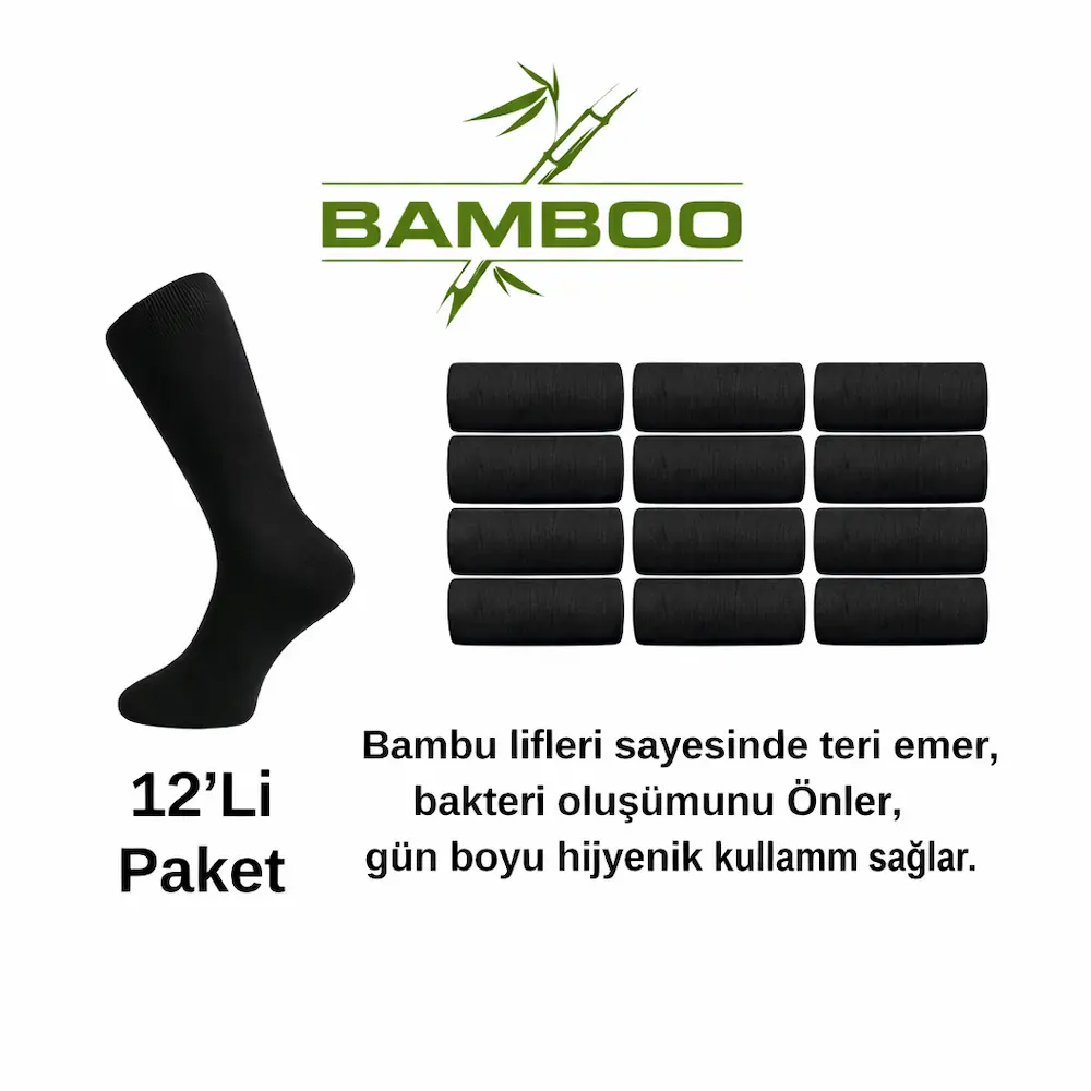 12’li%20Bambu%20Çorap%20Seti%20–%20Siyah%20|%20Denizci,%20Jandarma,%20Havacı%20&%20Sivil%20Kullanım