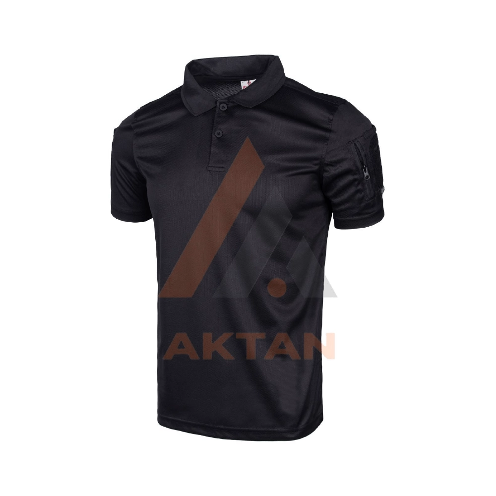 Kısa%20Kol%20Polo%20Yaka%20Siyah%20Tactical%20Tişört