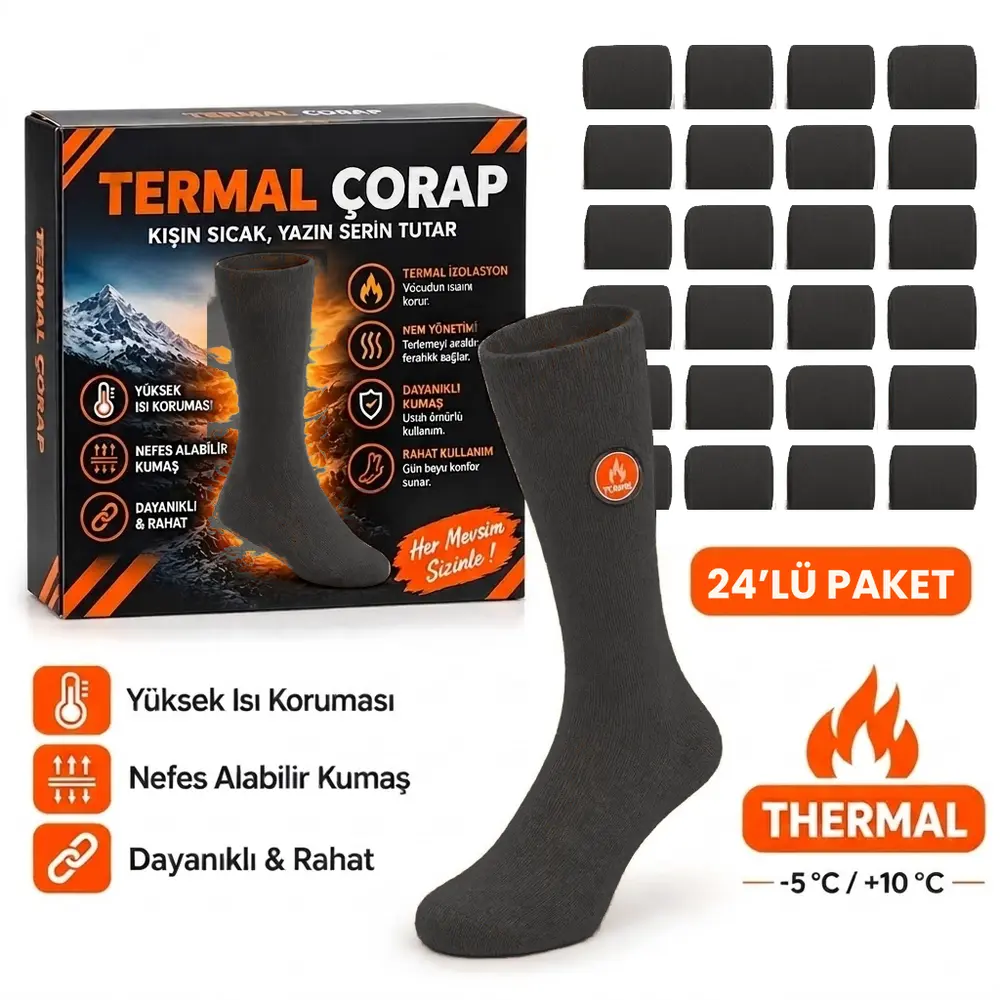 Siyah%20Termal%20Asker%20ve%20Sivil%20Çorap%20(24’lü%20Toptan%20Avantaj%20Paketi)%20-%20-5°C%20/%20+10°C%20Viloft®