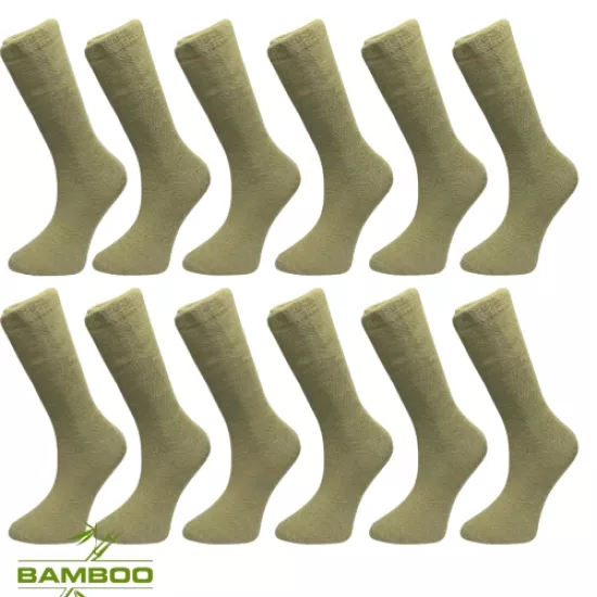 12’li Bambu Çorap Seti | Asker ve Günlük Kullanım İçin | Antibakteriyel & Terletmez