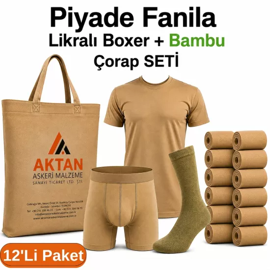 12’li Paket Karacı Asker Seti | Bedelli ve Uzun Dönem Askerlik