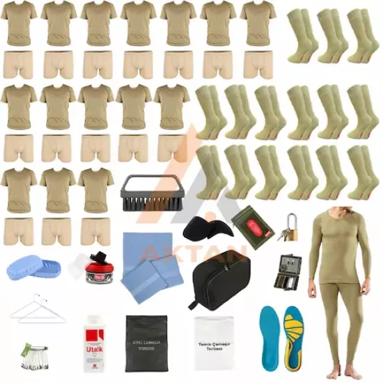 15’li Karacı Kışlık Temel Askerlik Seti