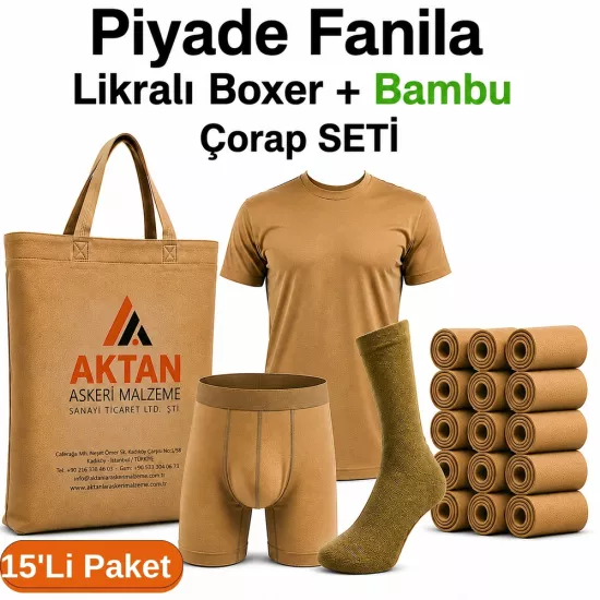15’li Paket Karacı Asker Seti | Bedelli ve Uzun Dönem Askerlik