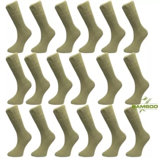 18’li Bambu Çorap Seti | Askeri Çanta Hazırlığı İçin İdeal | Antibakteriyel, Nefes Alabilir