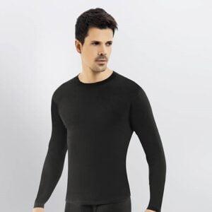 Kota Erkek Bisiklet Yaka Uzun Kol Termal Üst İçlik