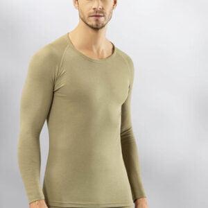 Kota Erkek Uzun Kol Termal Bisiklet Yaka Üst İçlik (Sahra)