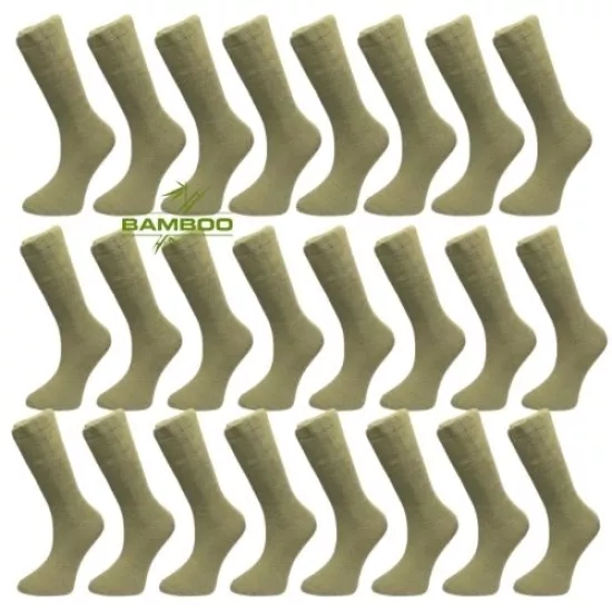24’lü Bambu Çorap Seti | Askerlik İçin İdeal | Nefes Alabilir, Antibakteriyel