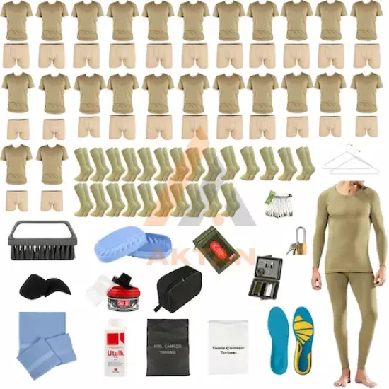 24’lü Karacı Kışlık Temel Askerlik Seti