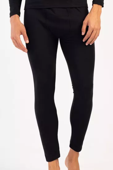 Erkek Viskon Thermal Tek Alt -20/+20 Derece | Siyah