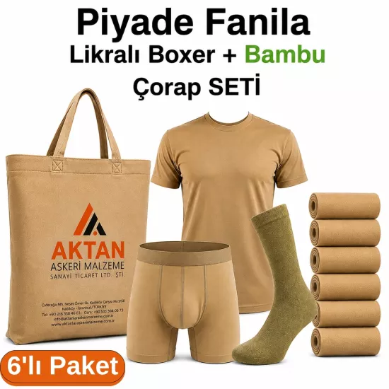 6’lı Paket Karacı Asker Seti | Bedelli ve Uzun Dönem Askerlik
