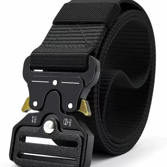 Outdoor Taktik Akrep Tokalı Kemer Siyah