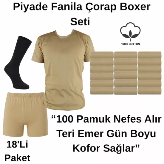 Jandarma Bilecik Siyah Çoraplı Asker Seti 18’li - Aktanlar
