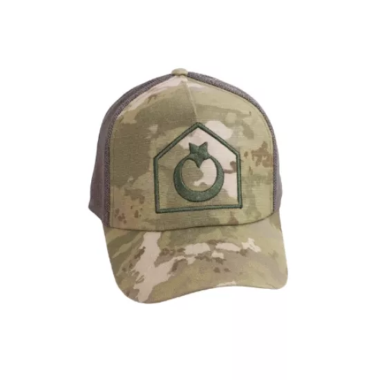 Kara Kuvvetleri Astsubay Uzman Kep – Kamuflaj Desenli Fileli Asker Kepi