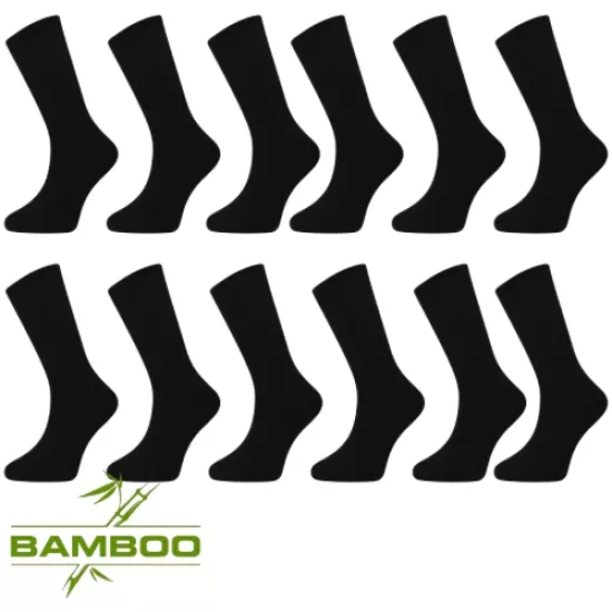 12’li Siyah Bambu Çorap Seti | Askeri ve Sivil Kullanıma Uygun | Aktanlar
