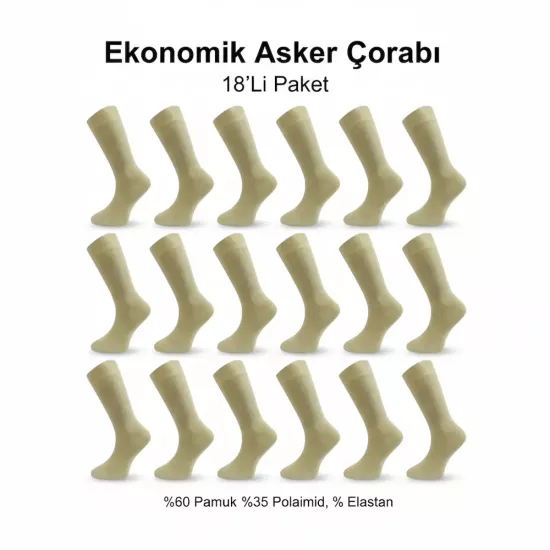 Ucuz 18 Li Sahra Asker Corabi Bedelli ve Uzun Donem Askerlik Icin Rahat ve Dayanikli