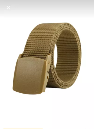 Çöl Rengi Mika Tokalı X-Ray Dostu Hafif Taktik Kemer