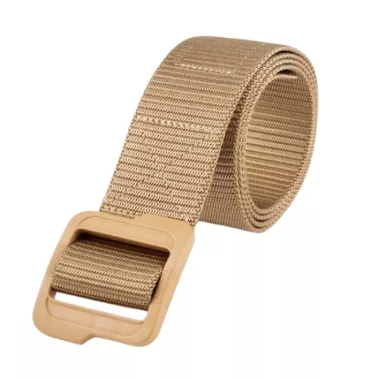 Dayanıklı Plastik Tokalı 110 cm Çöl Rengi Kemer – Taktik ve Outdoor Kullanıma Uygun