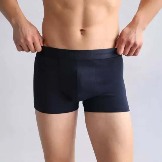 Mısırlı Lacivert Klasik Boxer | %100 Organik Compact Cotton Erkek İç Giyim
