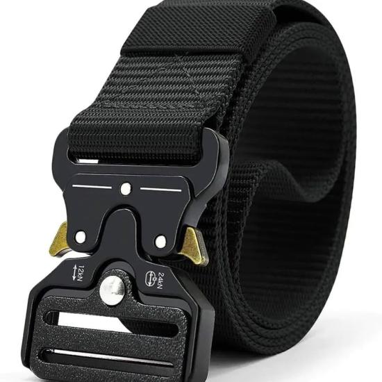 Outdoor Taktik Akrep Tokalı Kemer Siyah