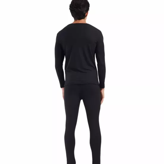 Erkek Viskon Thermal İçlik Takımı -20/+20 Derece | Siyah