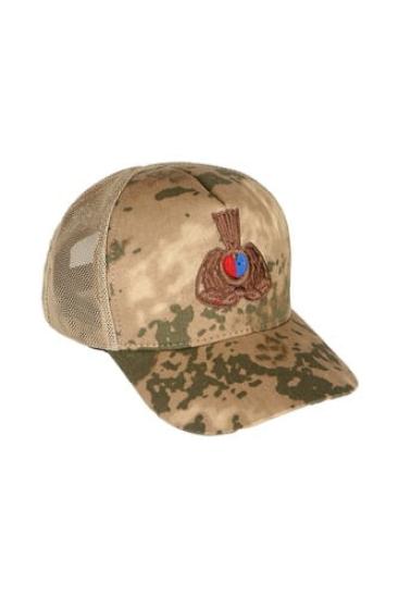 Jandarma Kamuflaj Fileli Arkadan Ayarlamalı Subay Kep