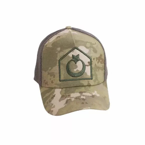 Kara Kuvvetleri Astsubay Uzman Kep – Kamuflaj Desenli Fileli Asker Kepi