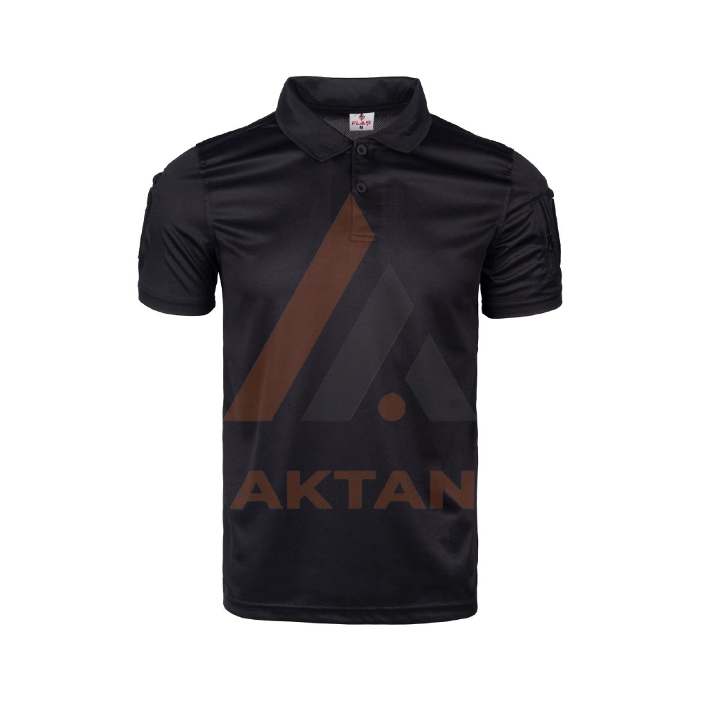 Kısa%20Kol%20Polo%20Yaka%20Siyah%20Tactical%20Tişört